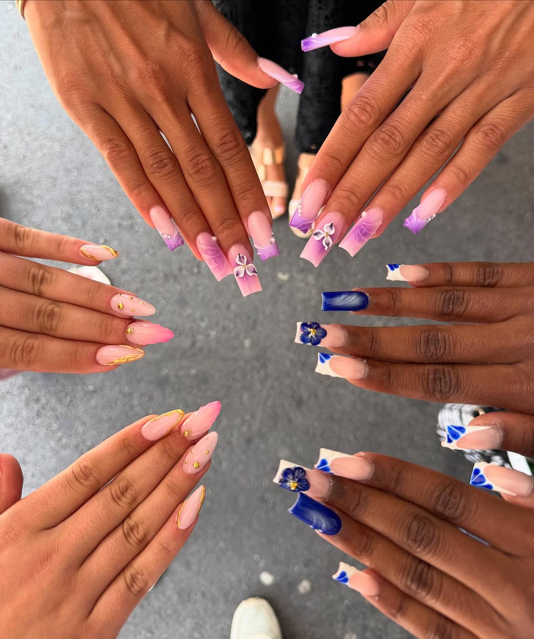Nageldesign Kreis